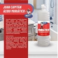 thumbnail image 5 of Juan Capitán Ácido Muriático (Poderoso Limpiador, Desincrustante, Pisos, Baños, Lavabos, Regaderas) (8 U. de 900 ml), 5 of 5