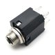 thumbnail image 5 of Conector de soldadura de panel de zócalo hembra de micrófono de audio de 5 pines y 6,35 mm con tuerca, 1 juego de 5, 5 of 5