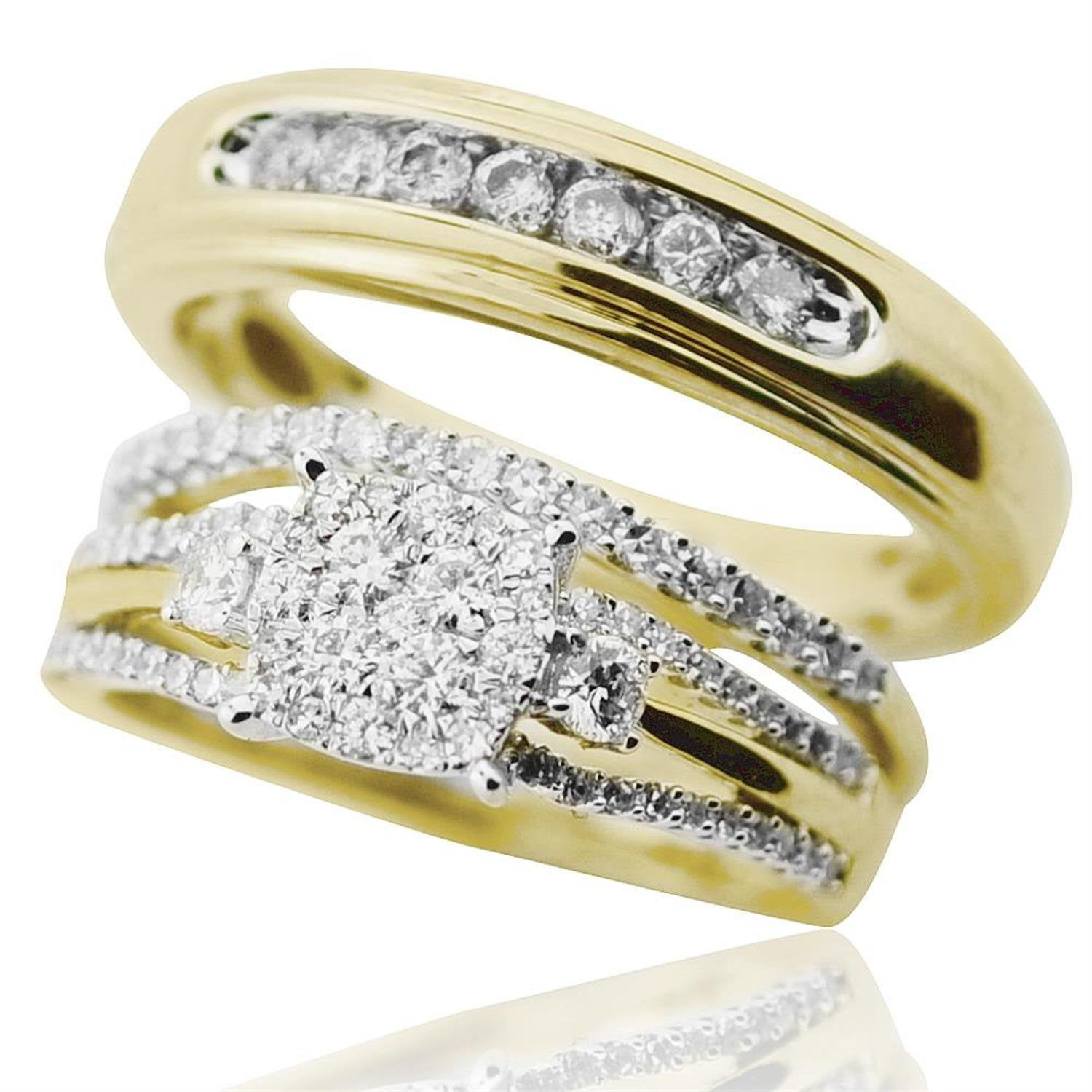 Midwest Jewellery Midwest Jewellery 10K Gold Trio Rings
