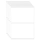 thumbnail image 1 of 120 hojas de etiquetas blancas de 3 x 2 pulgadas para codificación de suministros de oficina, 1 of 7