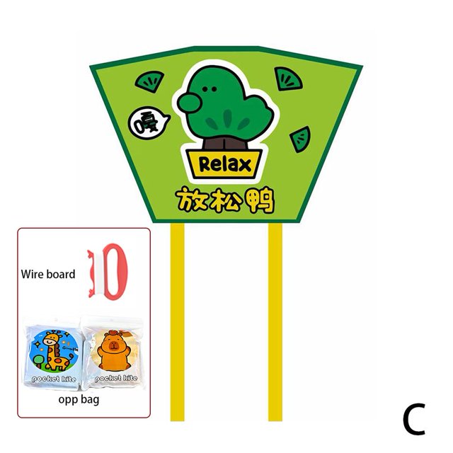 Ensemble de Cerf-Volant Vichy - 75x48cm, Design Coloré, avec Plaque Métallique et Connecteur