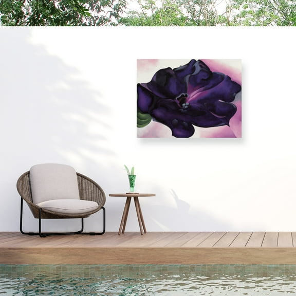 Georgia O'keefe 'Petunia' Outdoor Canvas