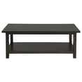 thumbnail image 3 of Payne Wood Coffee Table with Shelf Distressed Java, 3 of 7