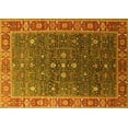 thumbnail image 1 of Ahgly Company Machine Washable Indoor Rectangle Oriental Yellow Industrial Area Rugs, 7' x 9', 1 of 4