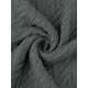 thumbnail image 5 of Falda midi de punto acampanada de mujer INSPIRE CHIC, con cintura alta elástica y tejido elástico, color gris oscuro, talla M, 5 of 6