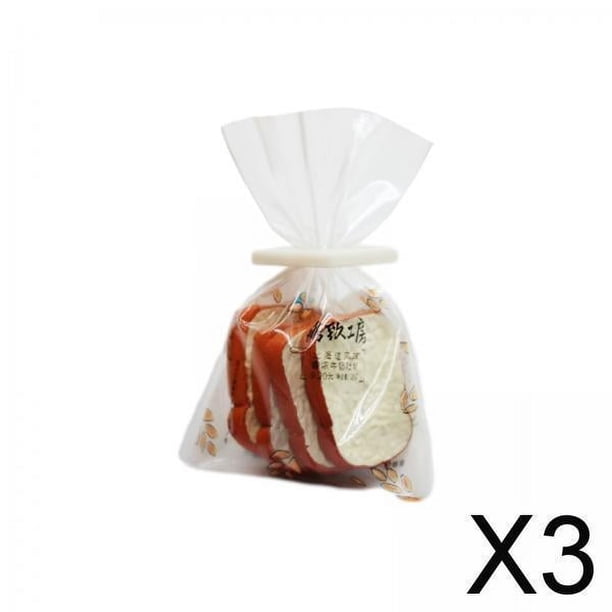 Paquete de 3 pan en miniatura Baoblaze 1:12 comida casa de muñecas