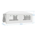 thumbnail image 2 of 10'x20' Wedding Party Canopy Tent Outdoor Gazebo with 6 Removable Sidewalls, 2 of 7
