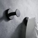 thumbnail image 3 of 2 ganchos de pared de acero inoxidable para baño, cocina, hotel, cocina moderna y gancho para inodoro, recto, redondo, negro, moderno, minimalista, redondo, chasis, colgante, hardware de cobre, 3 of 5