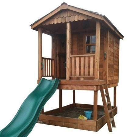 Outdoor Living Today Sunflower Playhouse with Sandbox Set