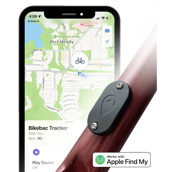 Bike Tracker Bikebac Tracker, batería impermeable de más de 12 meses