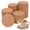 80 Pack 4 Inch, variant on 50 Pack 4 Inch Round Cork Coasters With Lip, Multi-use For Drinks Crafts DIY Projects
