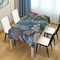 thumbnail image 3 of Yayeee Tablecloths for Rectangular Tables 60 x 60 inch Party Table Cover, Sea Plants Pattern, 3 of 6