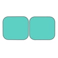 thumbnail image 7 of Daiia Teal Turquoise 2PCS Car Windshield Sun Shade, Foldable Sun Shield for Car Front Window, Auto Sun Blocker Visor Protector Universal for Truck SUV Pickup-Large, 7 of 7