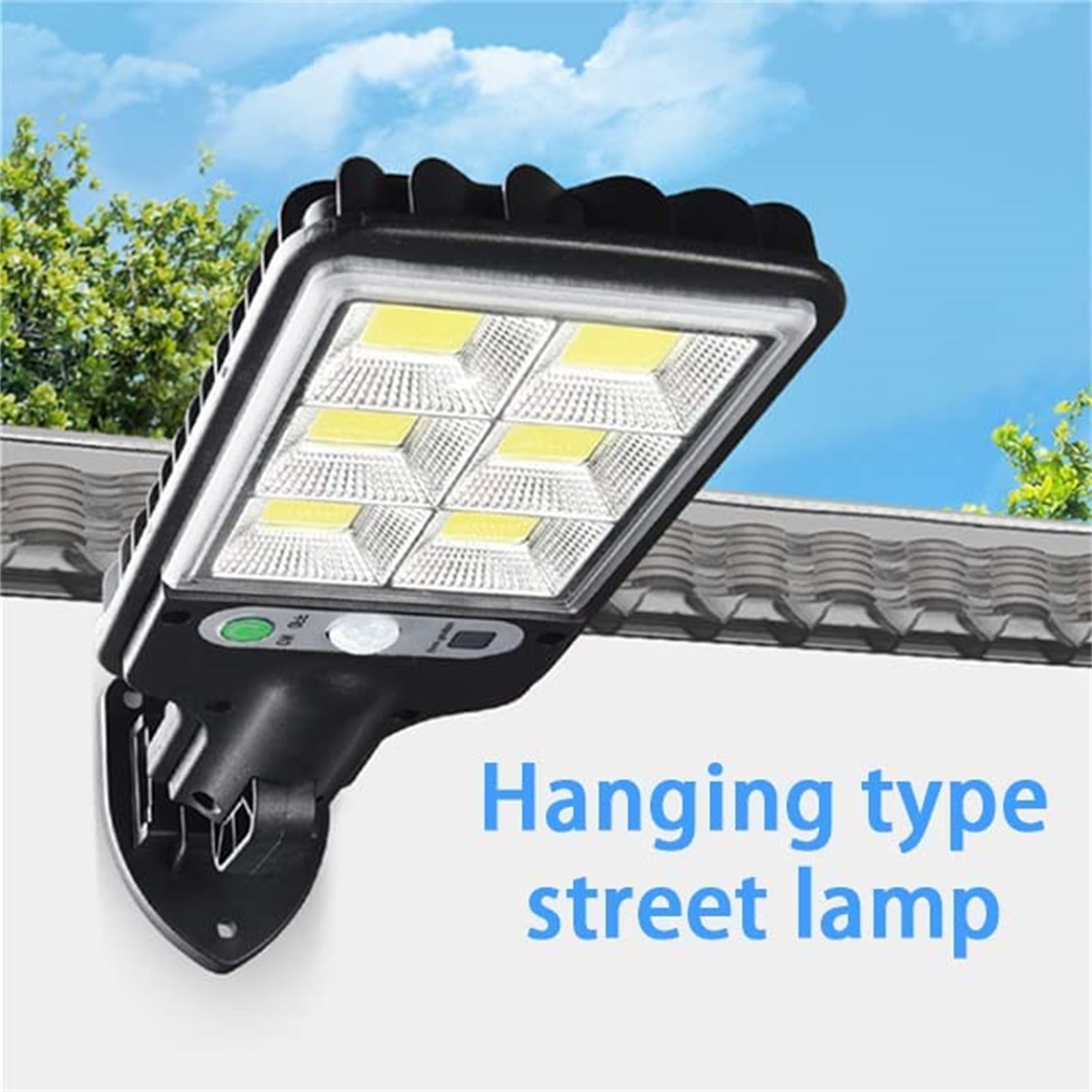 Qoosea 2 Pack Solar Street Lights Outdoor LED Motion Sensor Flood Light, Waterproof Solar Powered Security Lights Dusk to Dawn Wall Lamp for Yard, Garden, Patio, Gate, Path, Street