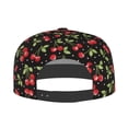 thumbnail image 4 of Balery Baseball Cap Flat Bill Hats for Men Adjustable Size for Running Workouts and Outdoor Activities All Seasons Dad Hat(Sweet Red Cherry ), 4 of 9