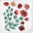 thumbnail image 3 of Villa, Mlli 20x20 Black Modern Framed Museum Art Print Titled - White Wash Flower 2, 3 of 5