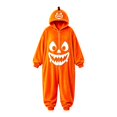 thumbnail image 4 of DHFJKG Unisex Adult Halloween Pumpkin Pajamas Plush Onesie For Women Men Loungewear, 4 of 5