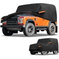 thumbnail image 1 of Housse de Voiture Imperméable Toutes Saisons - Protection Extérieure Complète Résistante aux UV pour Land Rover Defender 90 2020-2025 Noir avec Fermeture Éclair Latérale Droite, 1 of 9