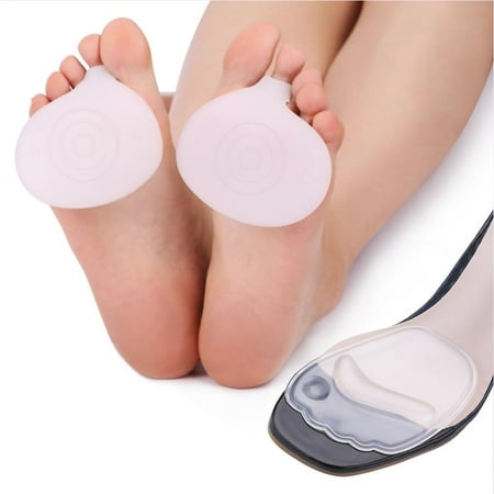 Ball of Foot Cushions Metatarsal Gel Pads,3 Pairs Forefoot Inserts Foot Cushion Metatarsal Gel Pads Pain Relief