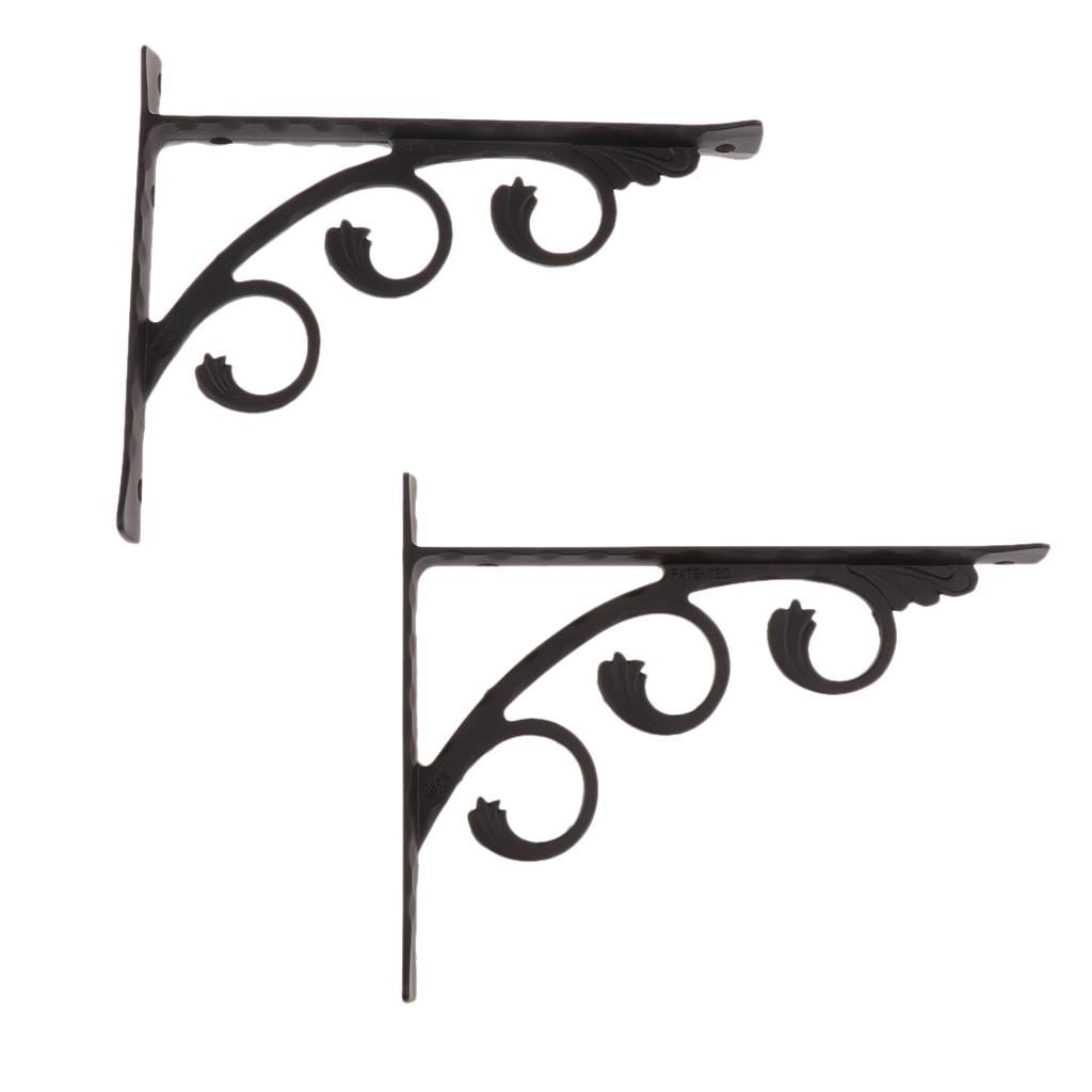 8Pcs Wall Shelf Bracket Book Shelf Storage L Corner Bookstore
