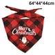 thumbnail image 2 of Toalla navideña para mascotas Toallita a cuadros para perros Bufanda para gatos Accesorios para fiestas navideñas, 2 of 5