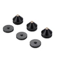 thumbnail image 2 of 8 Set Speaker Stand Feet Foot Pad Spikes Cone Floor Foot Nail Black, 2 of 5