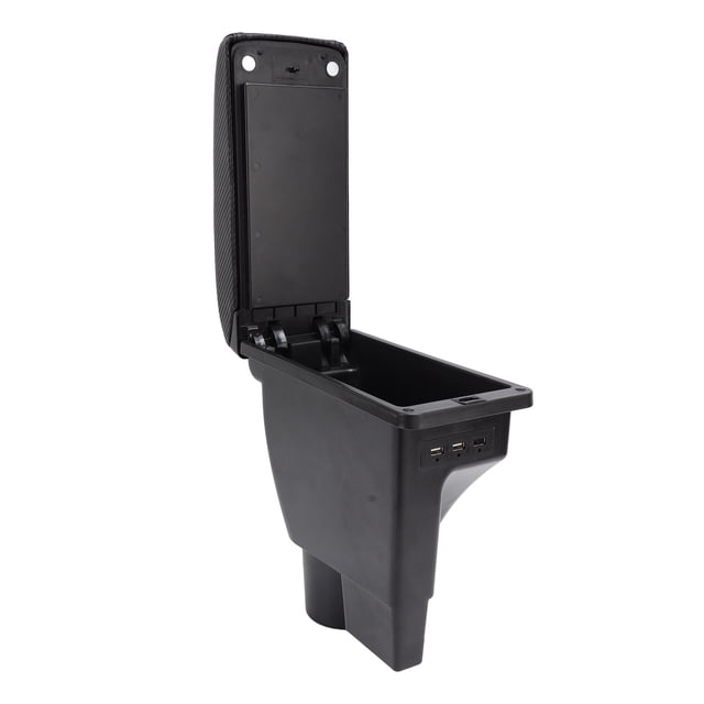 Caja De Reposabrazos De Consola Central, Caja De Reposabrazos De Automóvil Fácil De Instalar 3 Puertos USB Alivia La Fatiga Del Brazo Manténgase Ordenado Para Actualizar