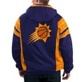 thumbnail image 2 of Men's Starter  Purple Phoenix Suns Home Team Hoodie Half-Zip Jacket, 2 of 2