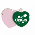thumbnail image 1 of Origen esperma masculina medicamento Bolsa de viaje Mirror maquillaje corazón rosa, 1 of 4