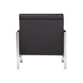 thumbnail image 3 of Studio Designs Home, Black, Modern Atlas Accent Chair for Living Room Bedroom, Bonded Leather,, 3 of 6