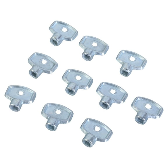 10Pcs Radiators Exhaust Valves Square Radiators Water Tap Plumbing Bleeder Air Vent Central Heating Tool