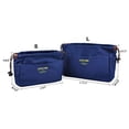 thumbnail image 2 of Vercord Canvas Handbag Organizers, Sturdy Purse Insert Organizer Bag in Bag, 10 Pockets Navy Blue Large, 2 of 5