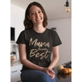 thumbnail image 2 of Mama Knows Best Women T-Shirt, Female 3X-Large, 2 of 4