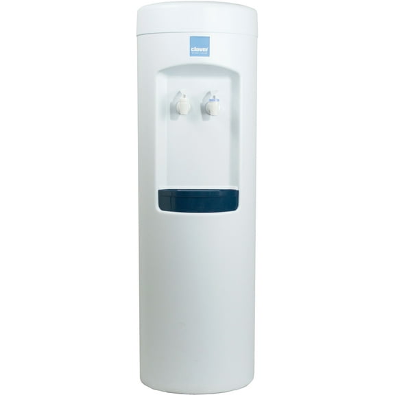 Clover Water Dispenser Room Temp and Cold Bottleless with Conversion Kit, Install Filter-White