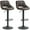 Brown, variant on HOMCOM Bar Stools Set of 2 Swivel Adjustable Counter Height Barstools