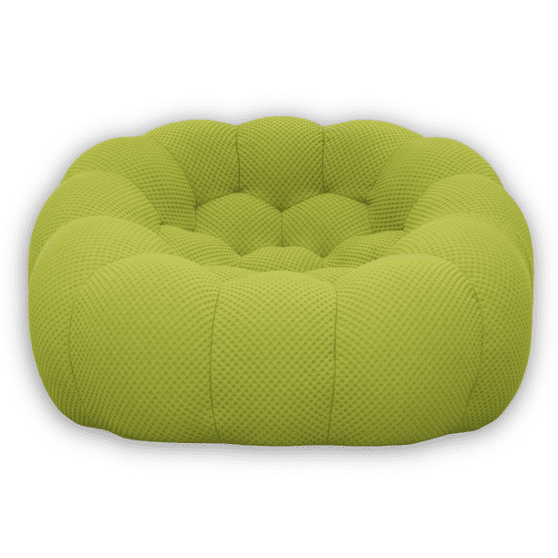 Sillón individual Bubble Airjol™ YY-89 Verde | Sofá Moderno y Cómodo para Sala, Recámara, Sala de TV o Lounge