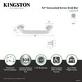 thumbnail image 4 of Kingston Brass GB1212CS Made To Match 12-Inch x 1-1/2-Inch O.D. Stainless Steel ADA Grab Bar in Brushed, 4 of 5