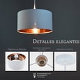 thumbnail image 4 of Lampara Colgante Yidda Blanco iluminacion luz vic, 4 of 4