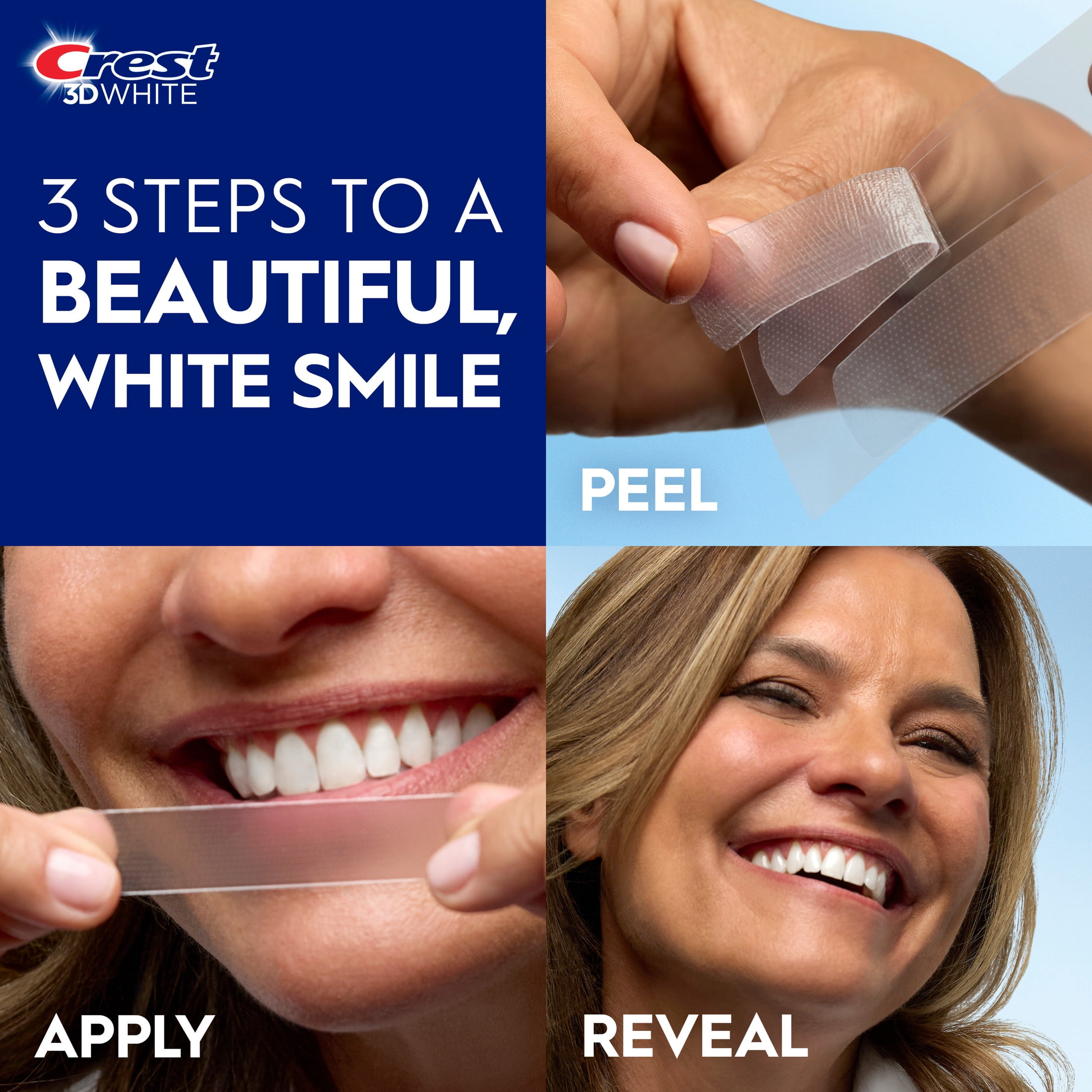 Crest Teeth Whitening Kit, 3DWhitestrips Anti‑Aging Teeth Whitening Kit, 14 Count