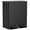 Glossy Black, variant on EDX 2 x 8.3 Gallon Dual Garbage Recycle Trash Can with Lid, Inner Buckets for Kitchen, Stainless Steel, Sliver