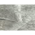 thumbnail image 3 of Ambesonne Damask Quilted Bedspread Set 3 Pcs, Vintage Leafy Ethnic Print, King, Dark Eggshell and Ivory, 3 of 4