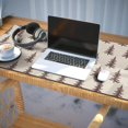 thumbnail image 3 of Long Mouse Pads for Desk,Brown Christmas Tree Pattern Desk Mats on Top Of Desks, Desk Mouse Pad Extra Large with 3mm Non-Slip Base and Stitched Edge for Gaming,Office,Work,Home 35.4x15.7in, 3 of 5