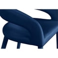 thumbnail image 4 of Meridian Furniture Destiny Navy Velvet Stool, 4 of 5