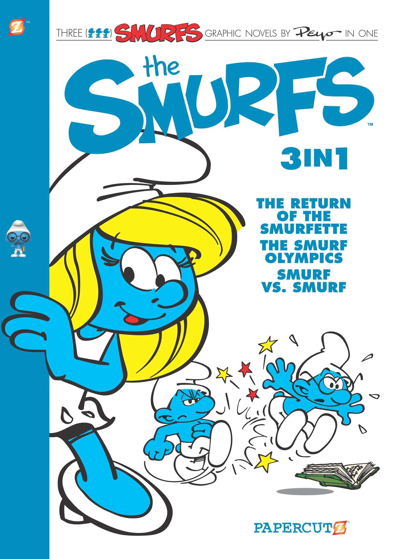 英語絵本　the Smurfs 3 in 1 The Smurfs 3-in-1 #3 - Paperback - Papercutz