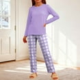 thumbnail image 1 of Conjuntos de blusas y camisas de cuello redondo y manga larga para niños y niñas, moda con rayas bonitas, pantalones suaves de manga larga, traje para niña, pantalones superiores, 1 of 6