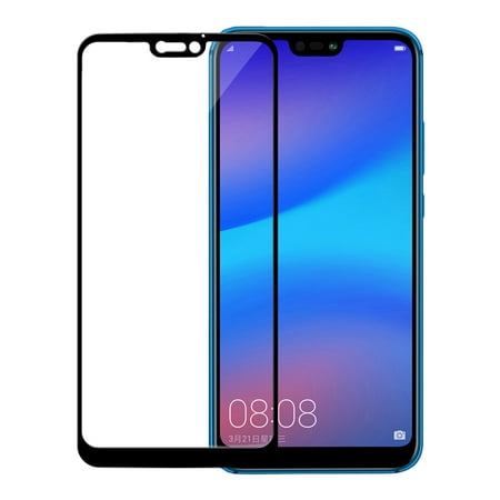 greenhome Full Cover Tempered Glass Screen Protector Gift for Huawei P20 Lite