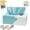 Blue, variant on 20 Sheets Microfiber Cleaning Cloth in Box, 7.9x7.9in Reusable Lint-Free Towels, High Absorbency Multi-Purpose Rags for Home & Kitchen