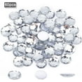 thumbnail image 3 of 60Pcs 20mm Self-Adhesive Acrylic Clear Rhinestones with Container Flat Back Round Crystal Circle Gems Sparkling Plastic Stickers, 3 of 9