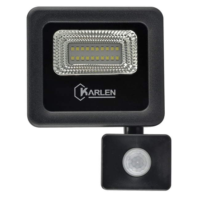 Reflector Led De 10 Watts 127v 60hz 10w Con Sensor Dedistancia10 Mt KARLEN ET-108A-10