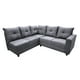 thumbnail image 1 of Sala Esquinera El Bazar Store Loki Gris plata 200x215 cm Tela Lino nacional Modular, 1 of 5